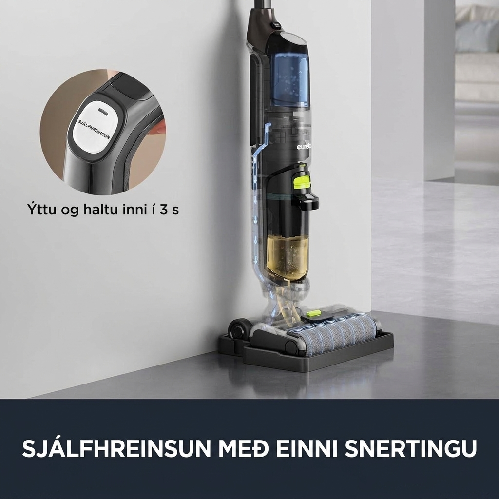 Eureka - Skúrar og ryksugar, í einni umferð