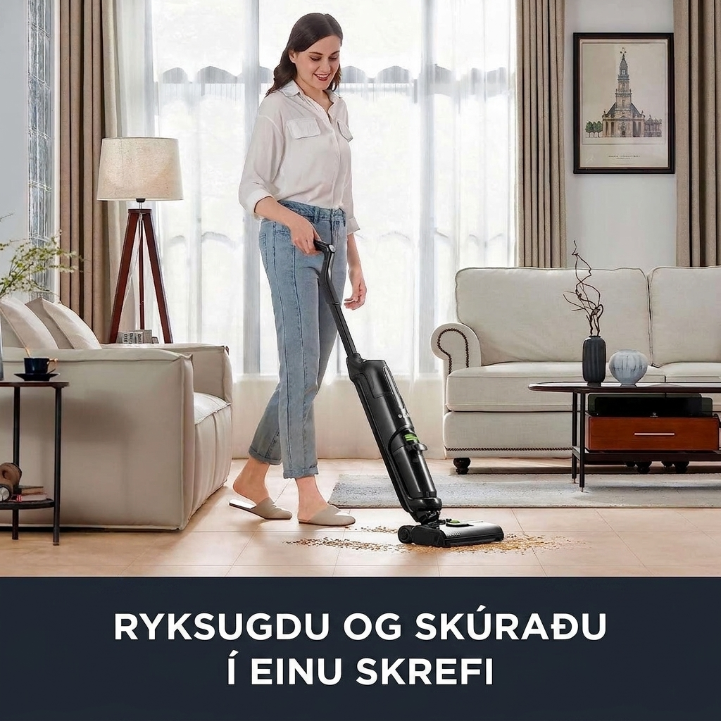 Eureka - Skúrar og ryksugar, í einni umferð